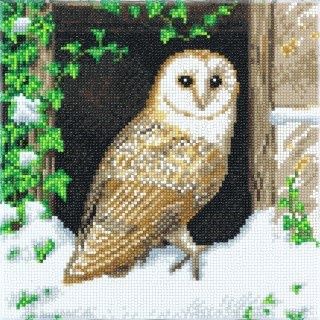 Crystal art kit - Snowy owl
