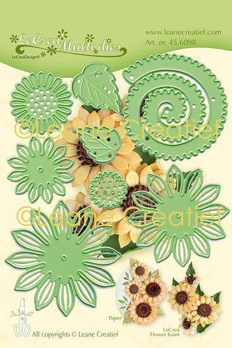 Lea’bilitie Zonnebloem 3D snij en embossing mal