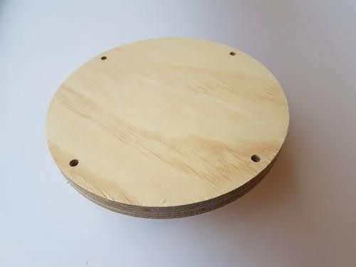 Macrame- Plank rond 25cm