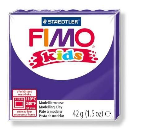 Fimo kids boetseerklei 42g lila 8030-6
