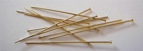 Kettelstiften headpin goudkl 45 mm