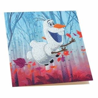 Crystal card kit - disney floating Olaf