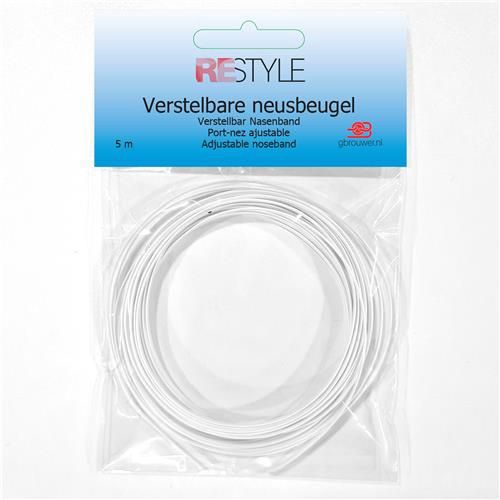 Neusbeugelband voor mondmaskers