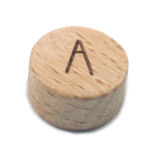 Houten letterkralen A