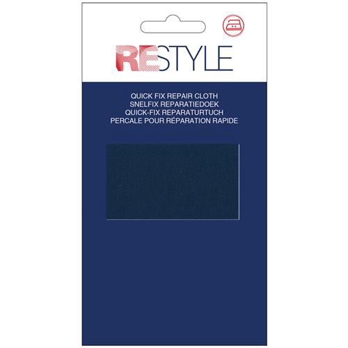 Reparatiedoek opstrijkbaar d.blauw 210
