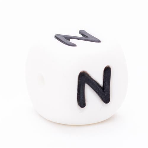 Siliconen letterkralen 12 mm  N