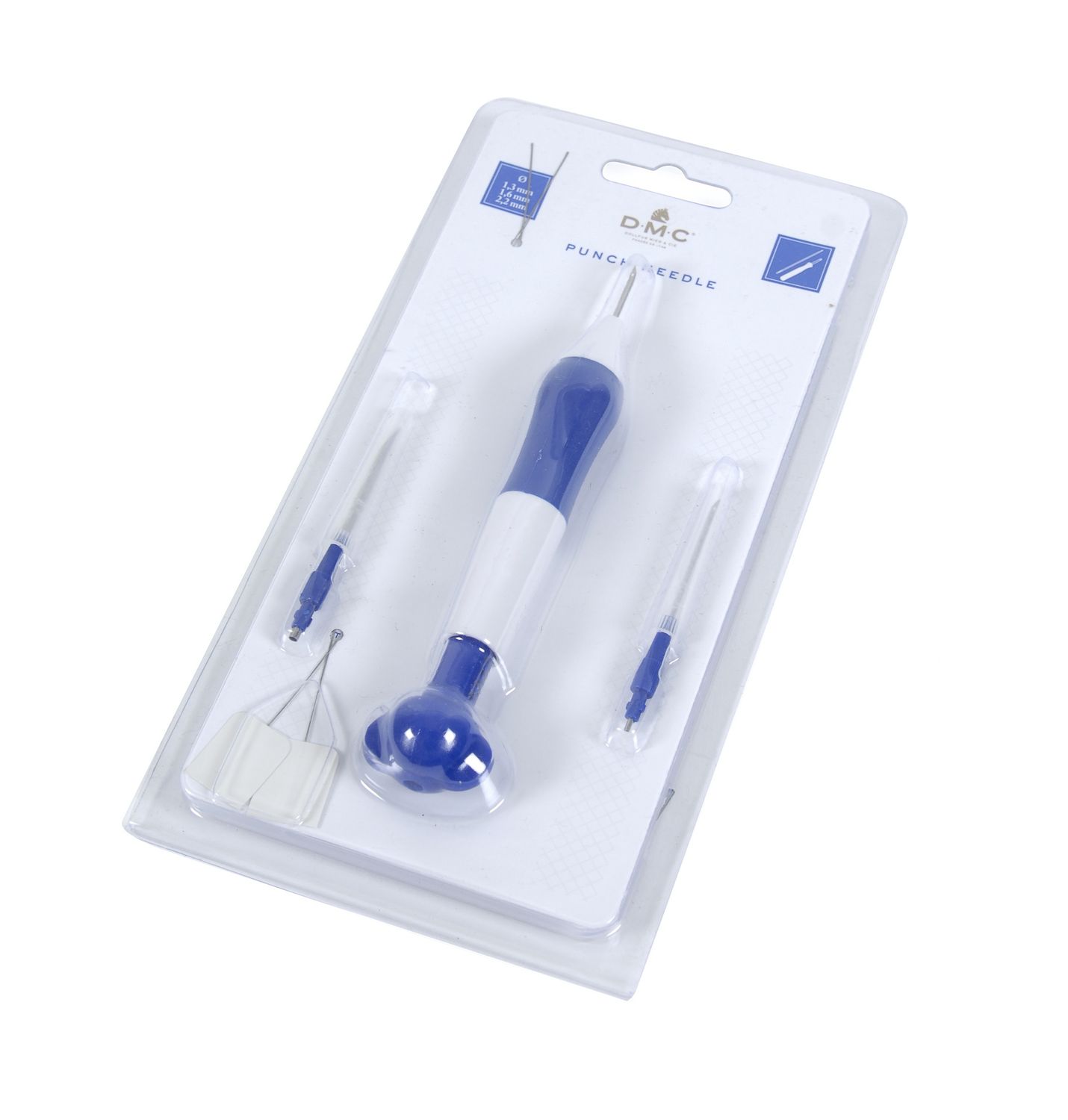 Punchnaald tool met 3 naalden + 2 naaldinrijgers