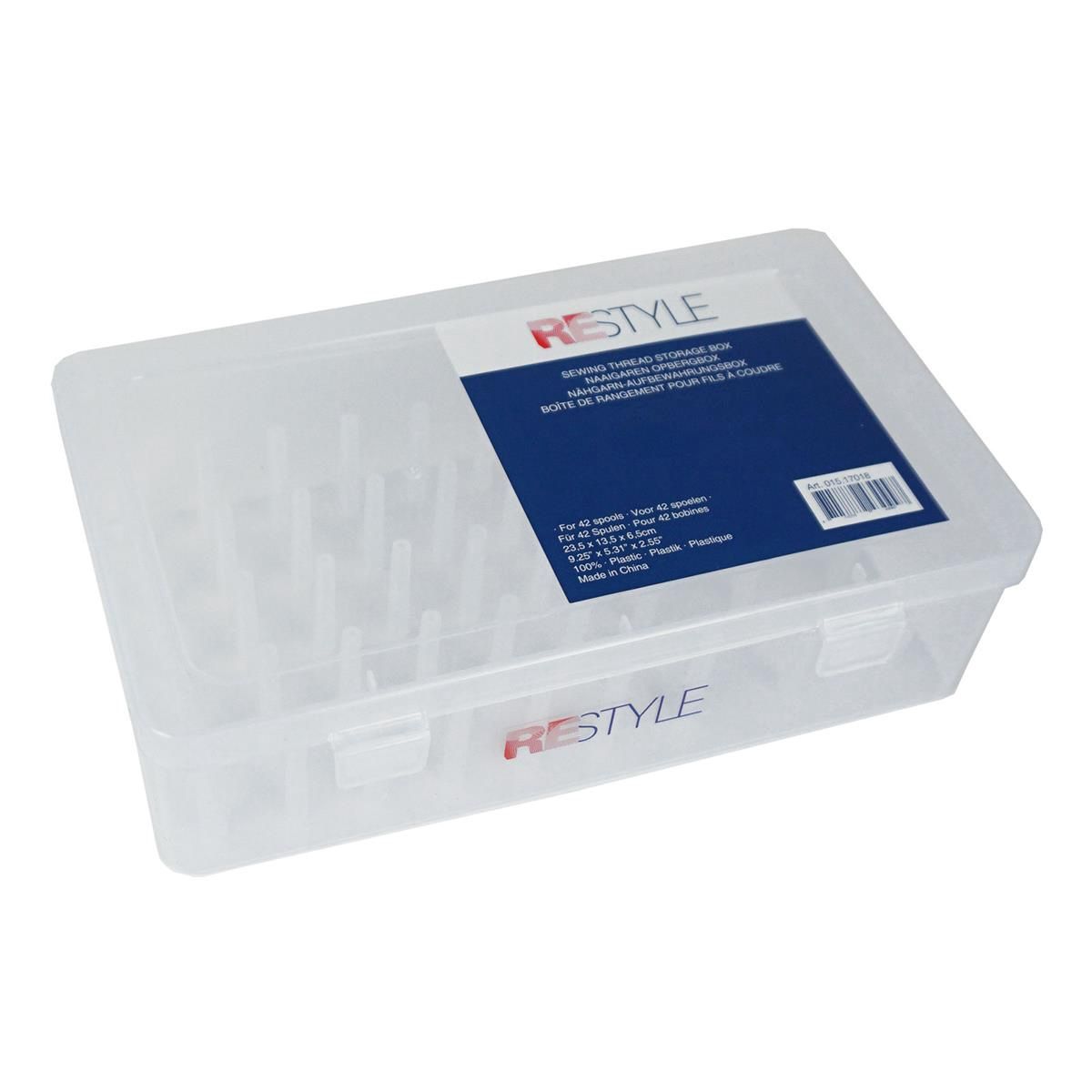 Opbergbox 23,5x13,5x6,5cm voor 42 klosjes
