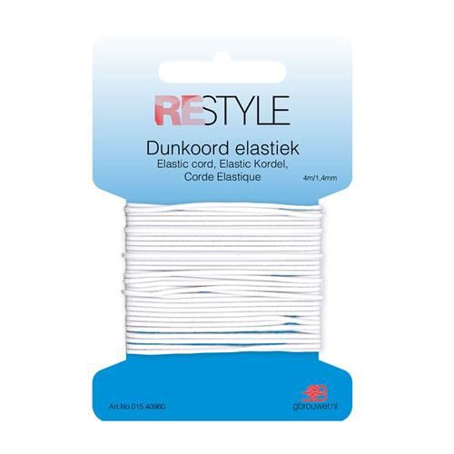 Dunkoord elastiek wit