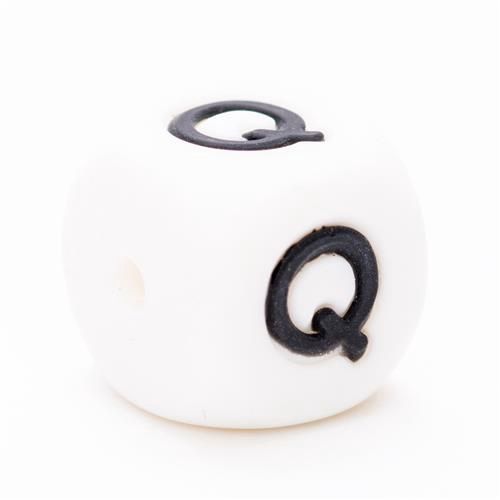 Siliconen letterkralen 12 mm  Q