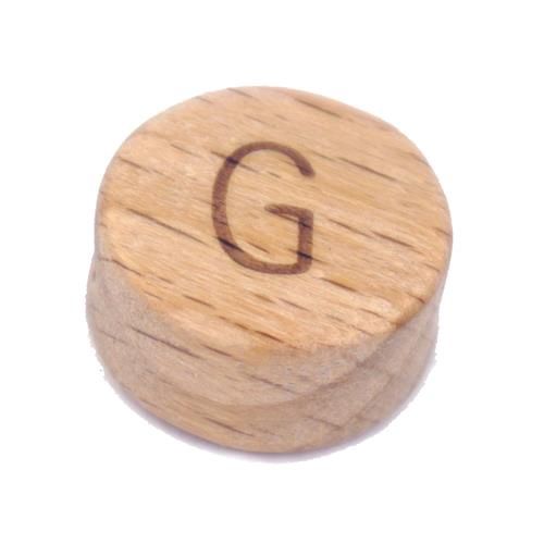 Houten letterkralen G