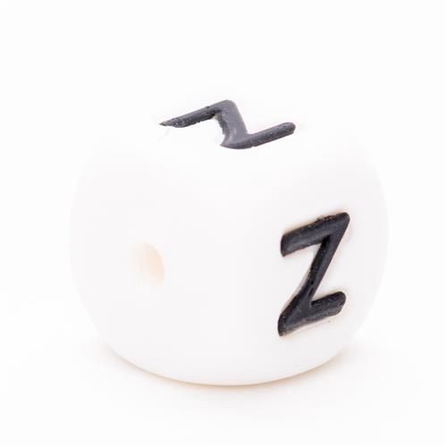 Siliconen letterkralen 12 mm  Z