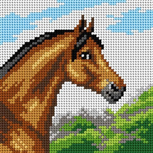My First Embroidery voorbedrukt stramien Paard