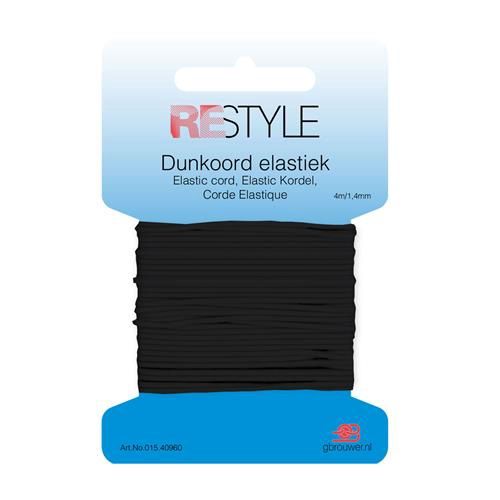 Dunkoord elastiek zwart
