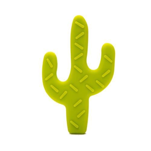 Bijtring siliconen Cactus l.groen