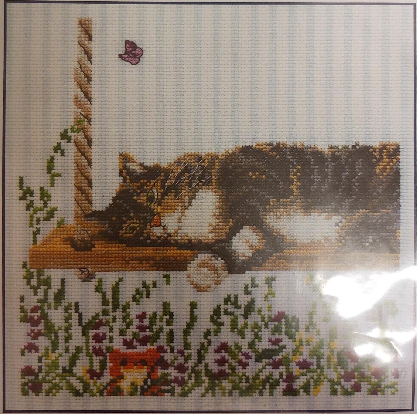 Cat on a Swing
