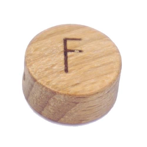 Houten letterkralen F