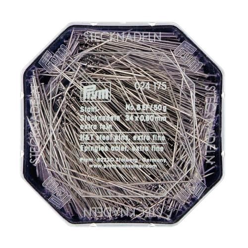 Spelden staal gehard No. 8 EF 0,60 x 34 mm zilverkleurig -