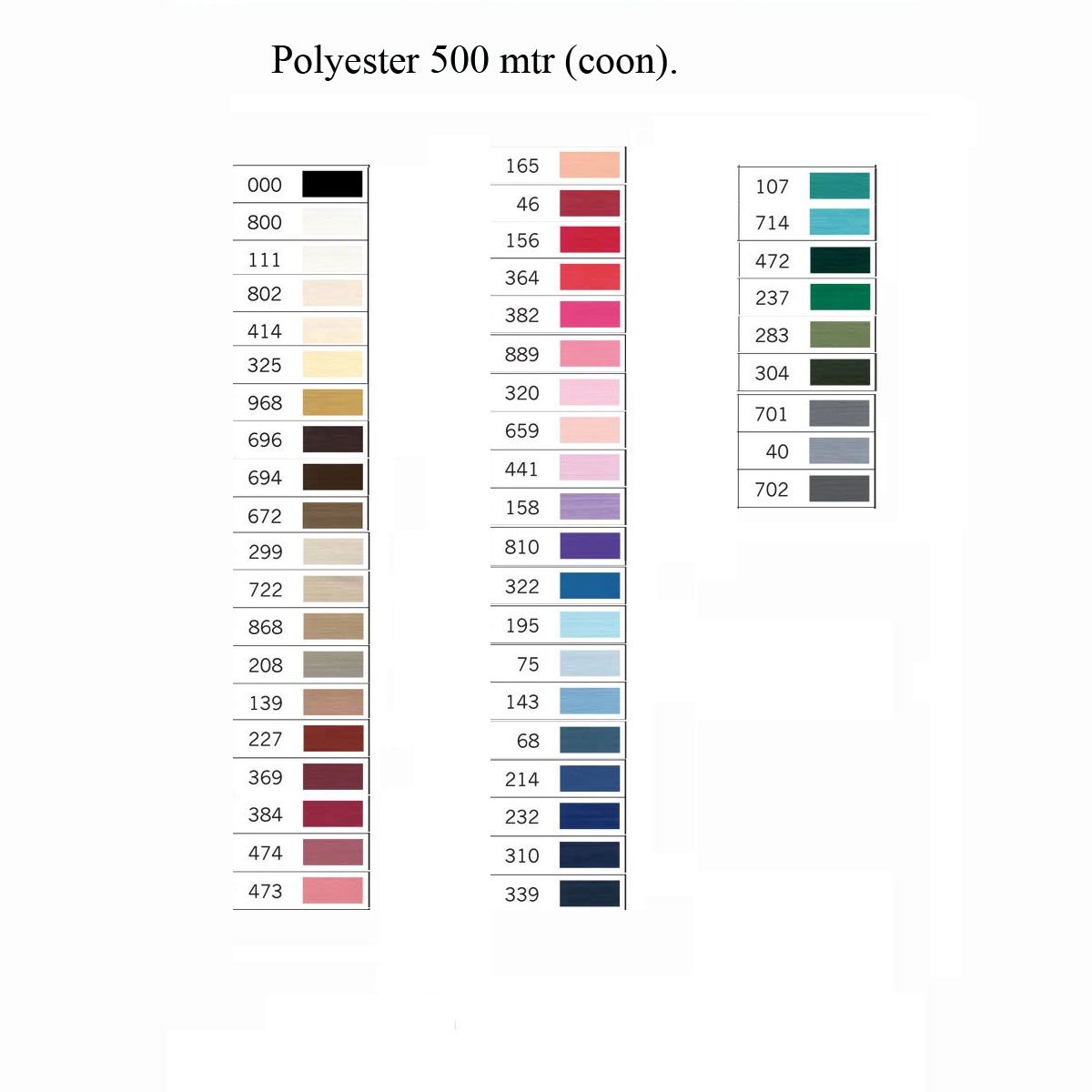 Gütermann Polyester 500meter 0