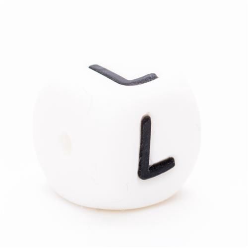 Siliconen letterkralen 12 mm  L