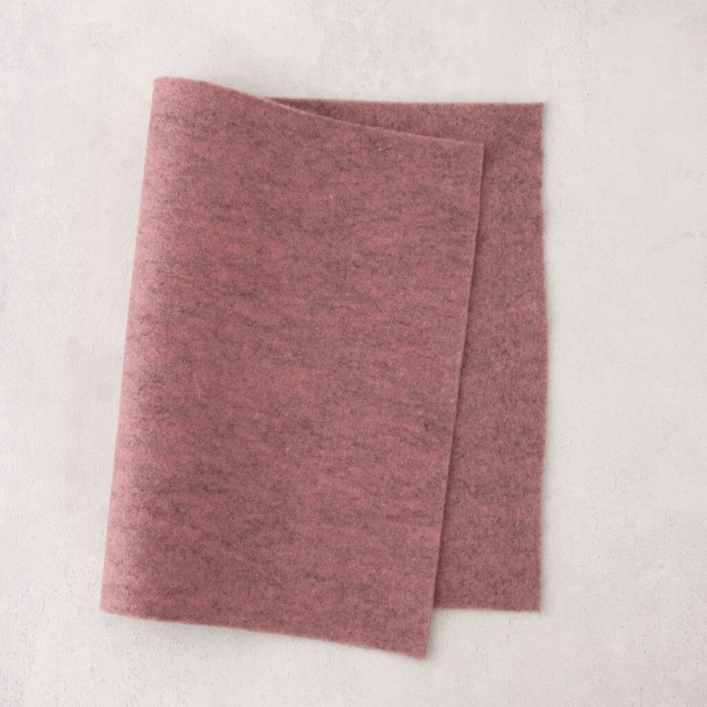 Patch vilt 100% wol A4  - Roze 1 - 1.2mm