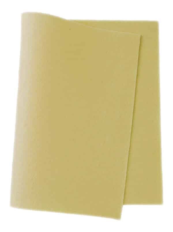 Wolvilt 100% - Zacht geel - 1.2mm