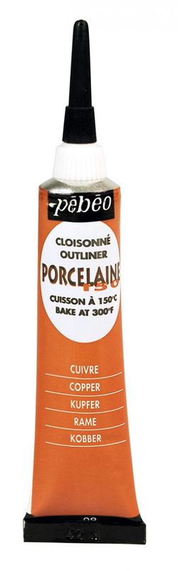 Porselein verf tube copper 009