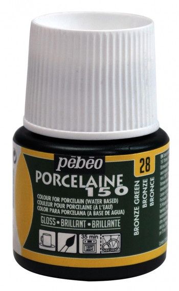 Porselein verf - Gloss bronze green 28 - 45ml