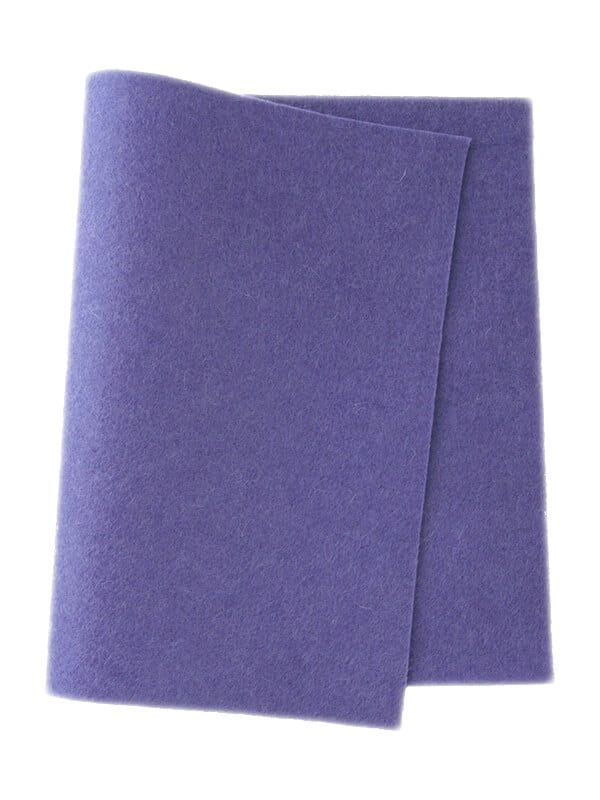 Wolvilt 100% -   Blauw lila 1 - 1.2mm