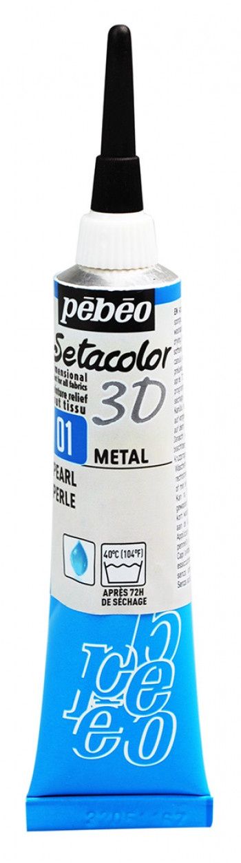 Setacolor 3D pearl 20ml metal