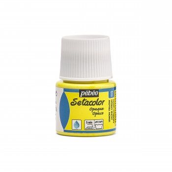 Textielverf Setacolor ondoorzichtig lemon yellow 45ml