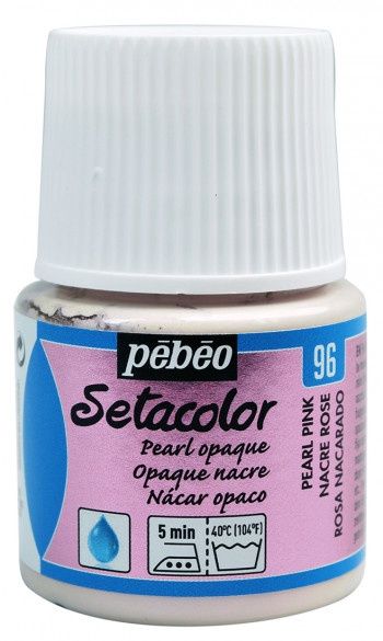 Textielverf Setacolor ondoorzichtig pearl pink 45ml