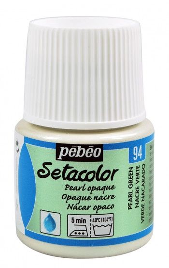 Textielverf Setacolor ondoorzichtig pearl green 45ml