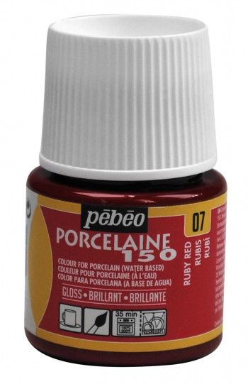 Porselein verf - Gloss Ruby red