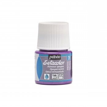 Textielverf Setacolor glinsterend ondoorzichtig amethyst 45ml