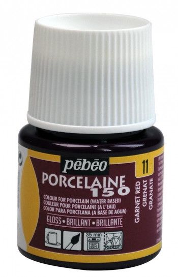 Porselein verf - Gloss garnet red 11 - 45ml
