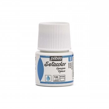Textielverf Setacolor dekkend wit