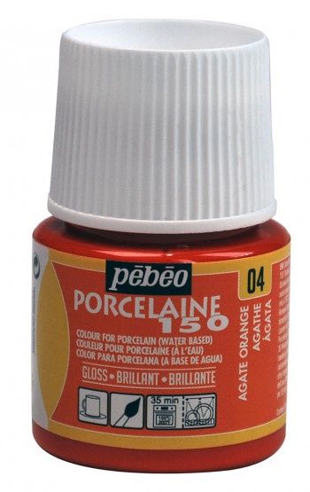 Porselein verf - Gloss agate orange 4 - 45ml