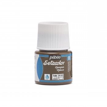 Textielverf Setacolor ondoorzichtig chocolate 45ml
