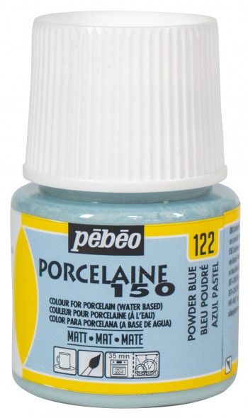 Porselein verf - Mat powder blue 122 -45ml