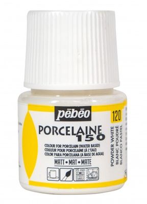 Porselein verf - Powder white 120mat - 45ml