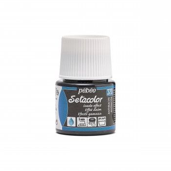 Textielverf Setacolor suede effect antraciet 45ml
