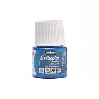 Textielverf Setacolor suede effect royal blue 45ml