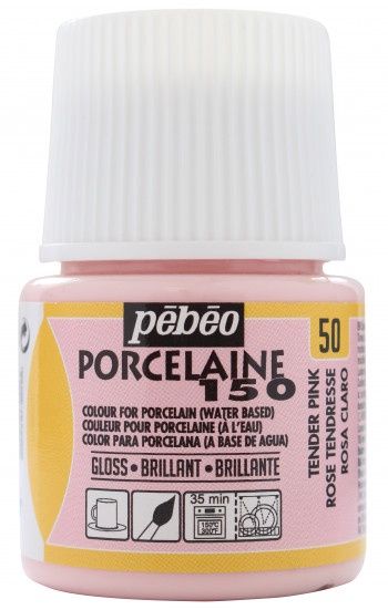 Porselein verf - Pastel tinder pink 50 - 45ml