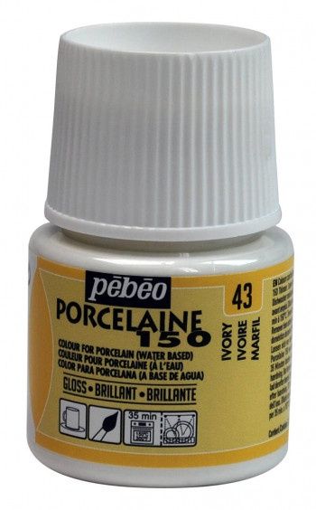 Porselein verf - Gloss ivory 43 - 45ml