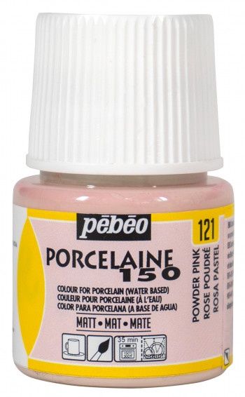 Porselein verf - Powder pink 121 mat - 45ml