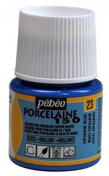 Porselein verf - Gloss opaline blue 23 - 45ml