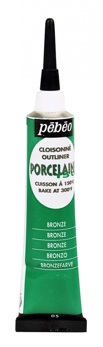 Porselein verf tube outliner bronze