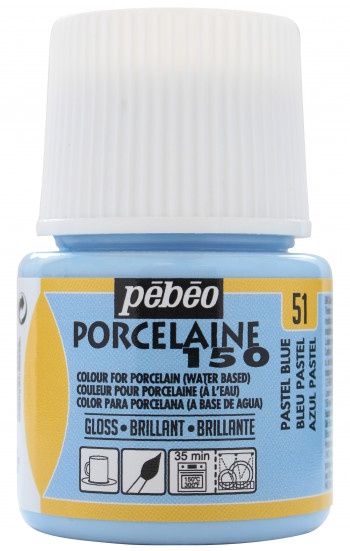 Porselein verf - Pastel blue 51 - 45ml