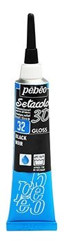 Setacolor 3D black 20ml gloss